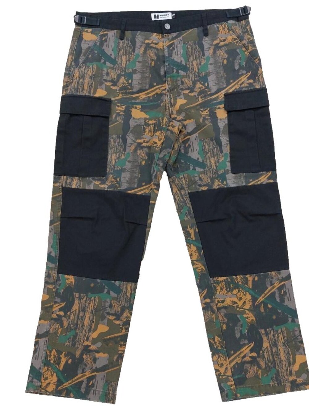 Monet Skateboards Camo Cargo Utility Pants Men's Sz 36 (40x30) Military Inspired